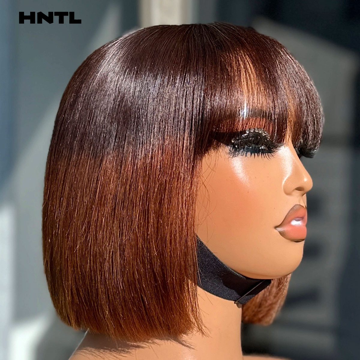Wear and Go 2by6 Closure Bang  - Glueless Wear And Go Human Hair Wig ulasan dan harga