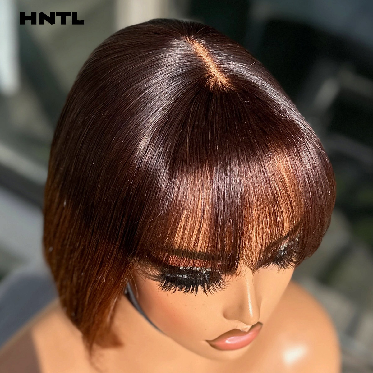Wear and Go 2by6 Closure Bang  - Glueless Wear And Go Human Hair Wig ulasan dan harga