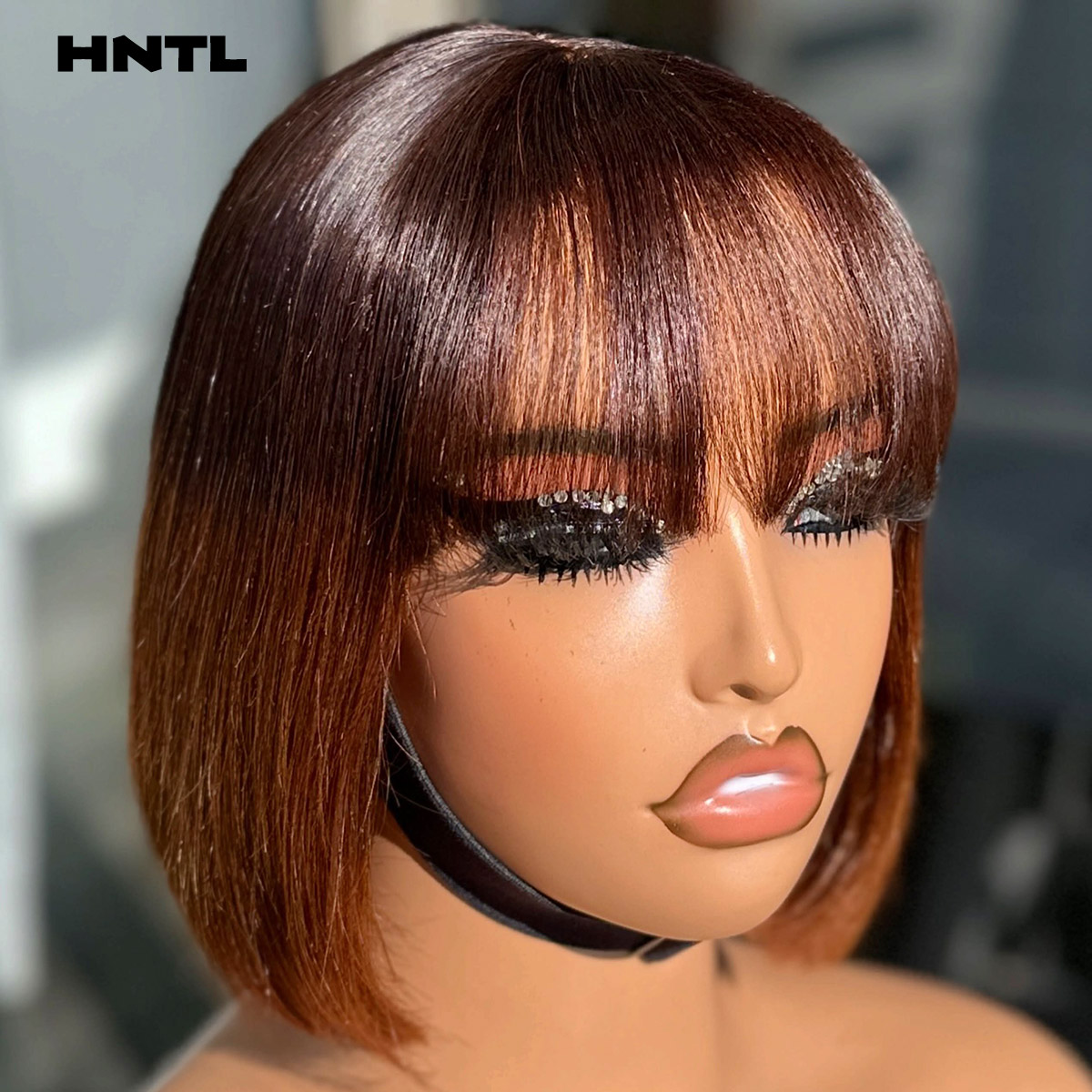 Wear and Go 2by6 Closure Bang  - Glueless Wear And Go Human Hair Wig ulasan dan harga