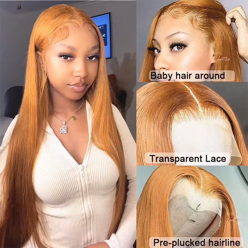 36 Inch 180-220% Density Strai - Hd Lace Frontal Wig Human Hair Pre Plucked ulasan dan harga