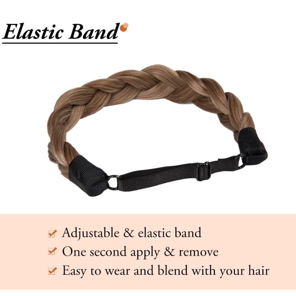 Adjustable Braided Hair Headba - Synthetic Braided Wigs For Black Women ulasan dan harga
