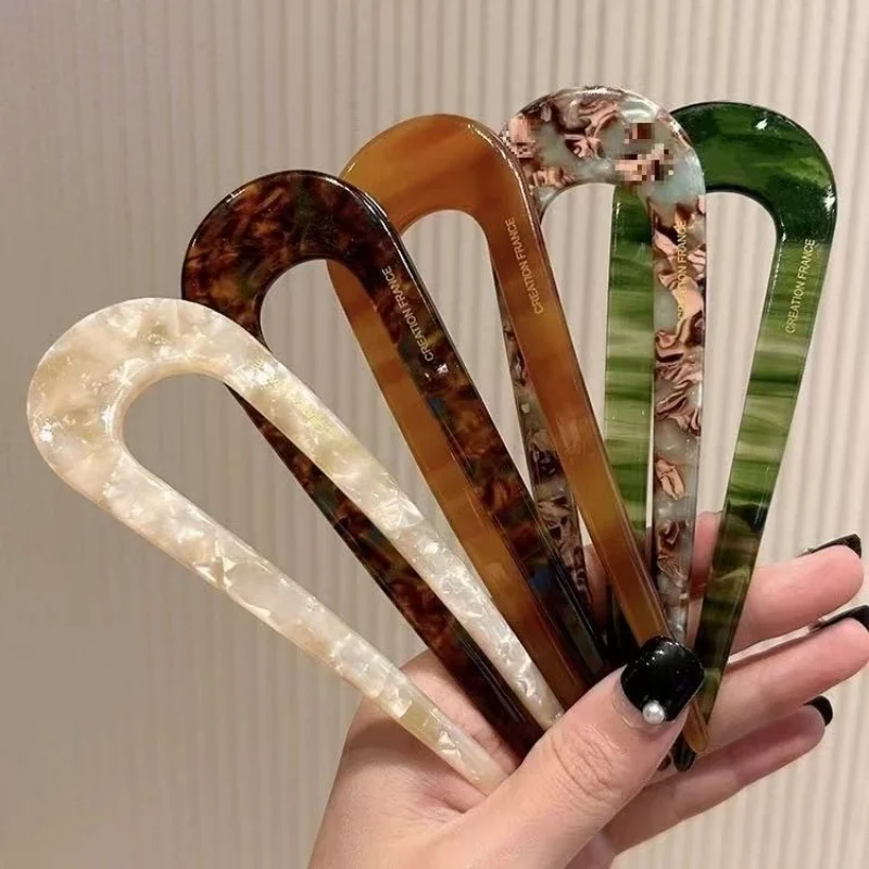 Elegant U-Shaped Hair Clips –  - Hair Bundles ulasan dan harga