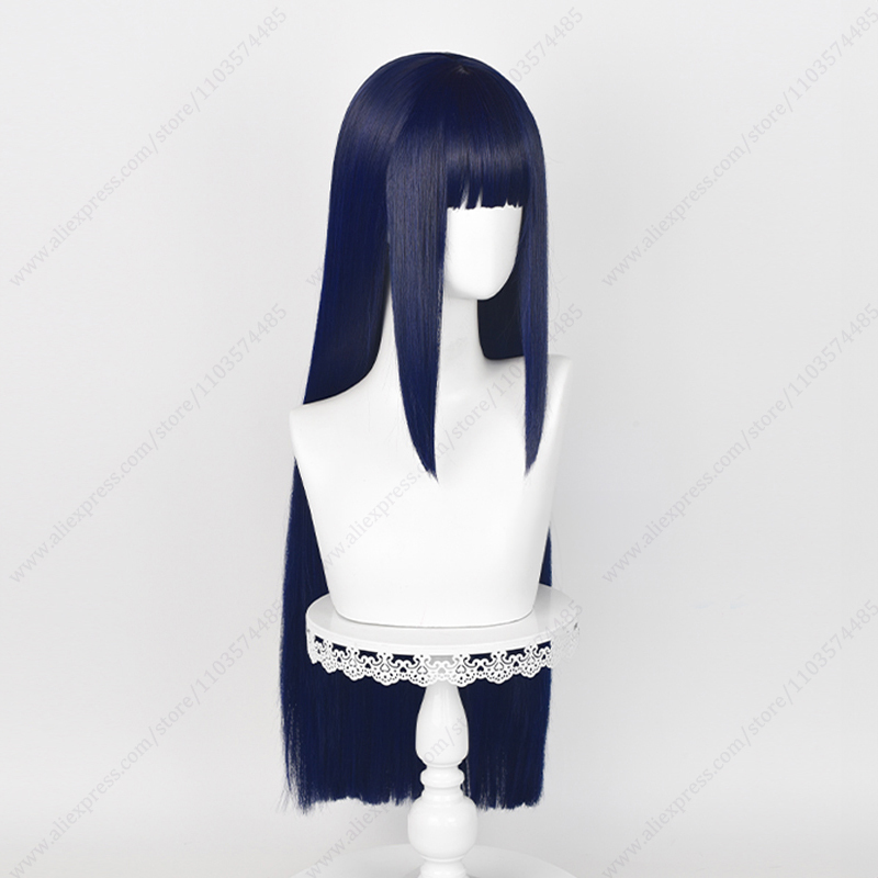Hinata Hyuga Cosplay Wig Blue  - Synthetic Braided Wigs For Black Women ulasan dan harga