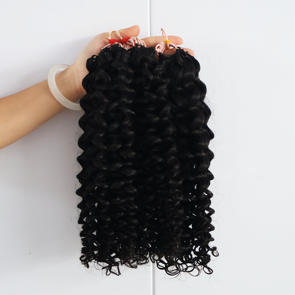 Bouncy Curly Human Hair Bundle - Hair Bundles ulasan dan harga